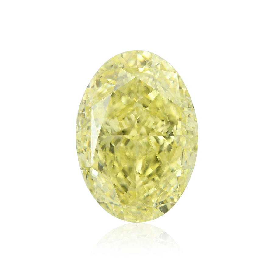 1.52 Carat Fancy Yellow Oval Diamond VS1 GIA