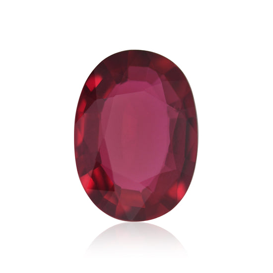 1,52 Karat Roter MOZAMBIQUE Oval-Rubin