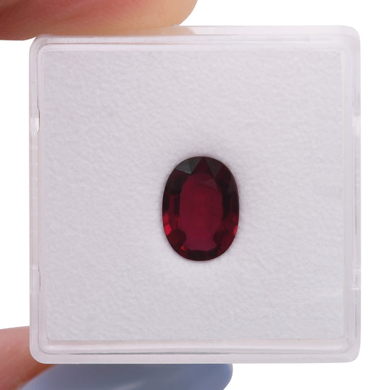 1.52 Carat Red MOZAMBIQUE Oval Ruby