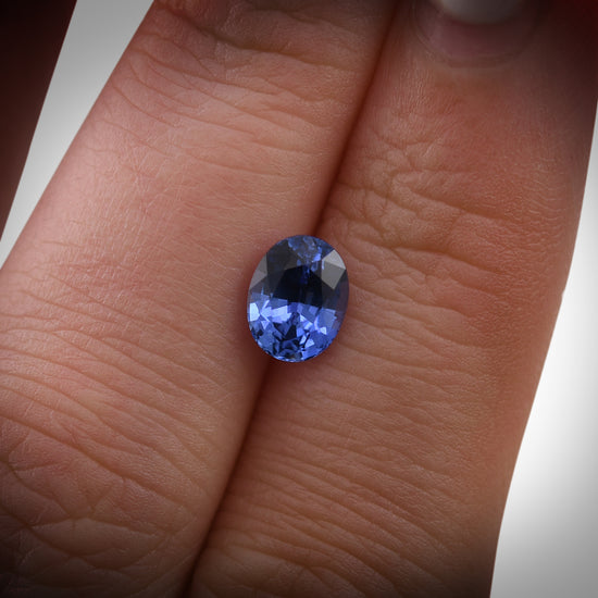 1.53 Carat Blue SRI LANKAN Oval Sapphire