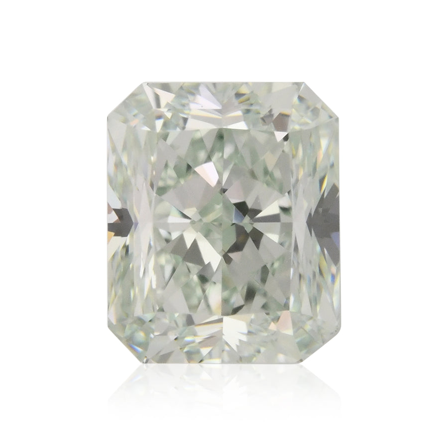 1.54 Carat Fancy Light Bluish Green Radiant Diamond VS1 GIA