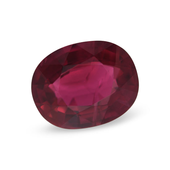 1.54 Carat Red MOZAMBIQUE Oval Ruby