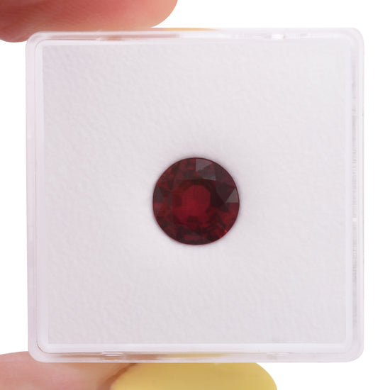 1.56 Carat Red MOZAMBIQUE Round Ruby CD