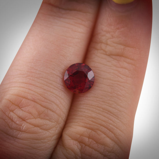 1.56 Carat Red MOZAMBIQUE Round Ruby CD