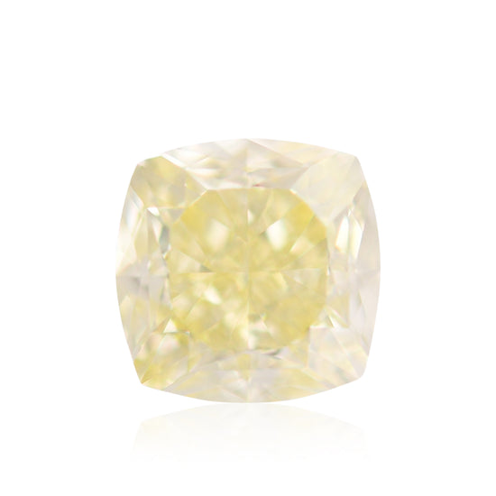 1.56 Carat Light Yellow Y-Z Cushion Diamond VS2 GIA