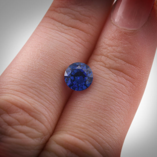 1.59 Carat Blue SRI LANKA Round Sapphire