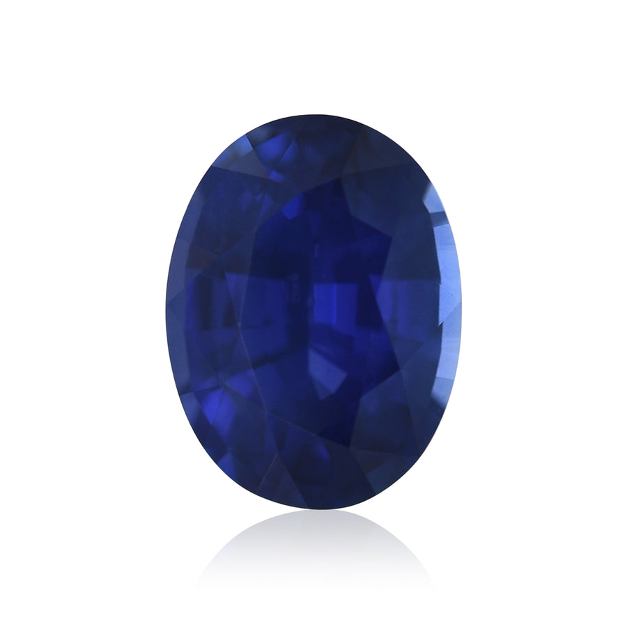 Zaffiro ovale blu dello SRI LANKA da 1,60 carati