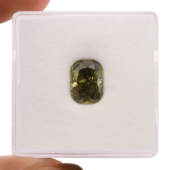 1.63 Carat Chameleon Cushion Diamond SI1 GIA