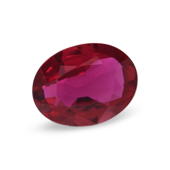 1.64 Carat Red MOZAMBIQUE Oval Ruby CD