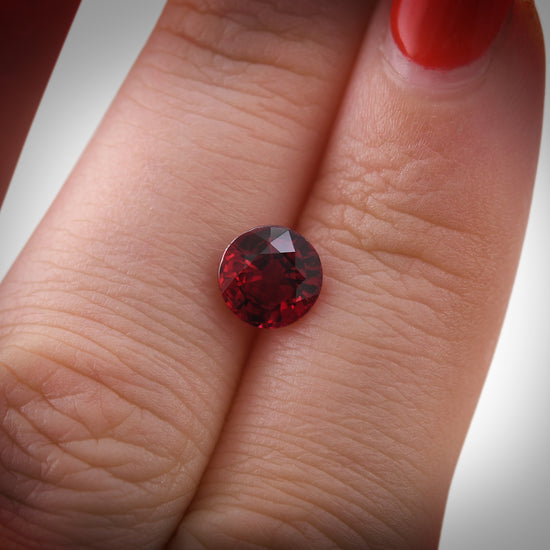 1.64 Carat Red MOZAMBIQUE Round Ruby CD