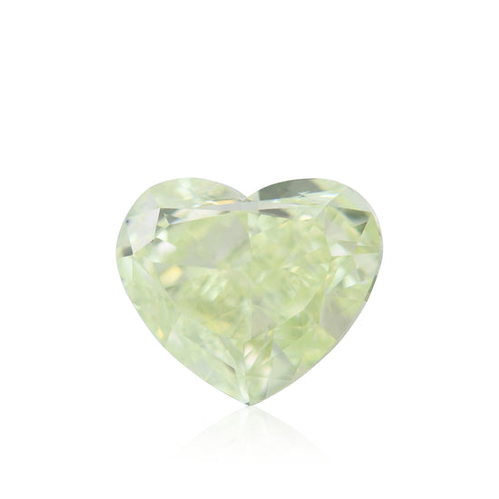 1.65 Carat Fancy Yellow Green Heart Diamond VS1 GIA