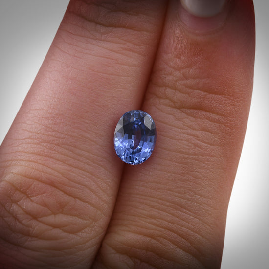 1.68 Carat Blue SRI LANKAN Oval Sapphire