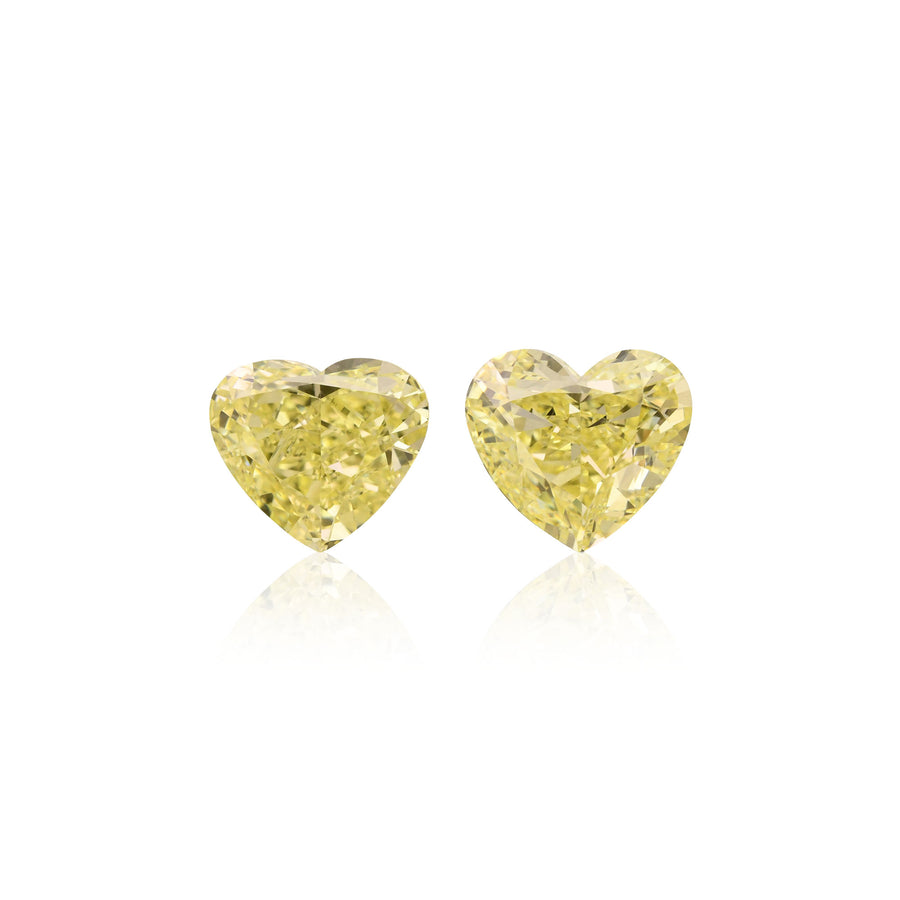 1,70 Karat Fancy Yellow Herz-Diamanten VS2 GIA