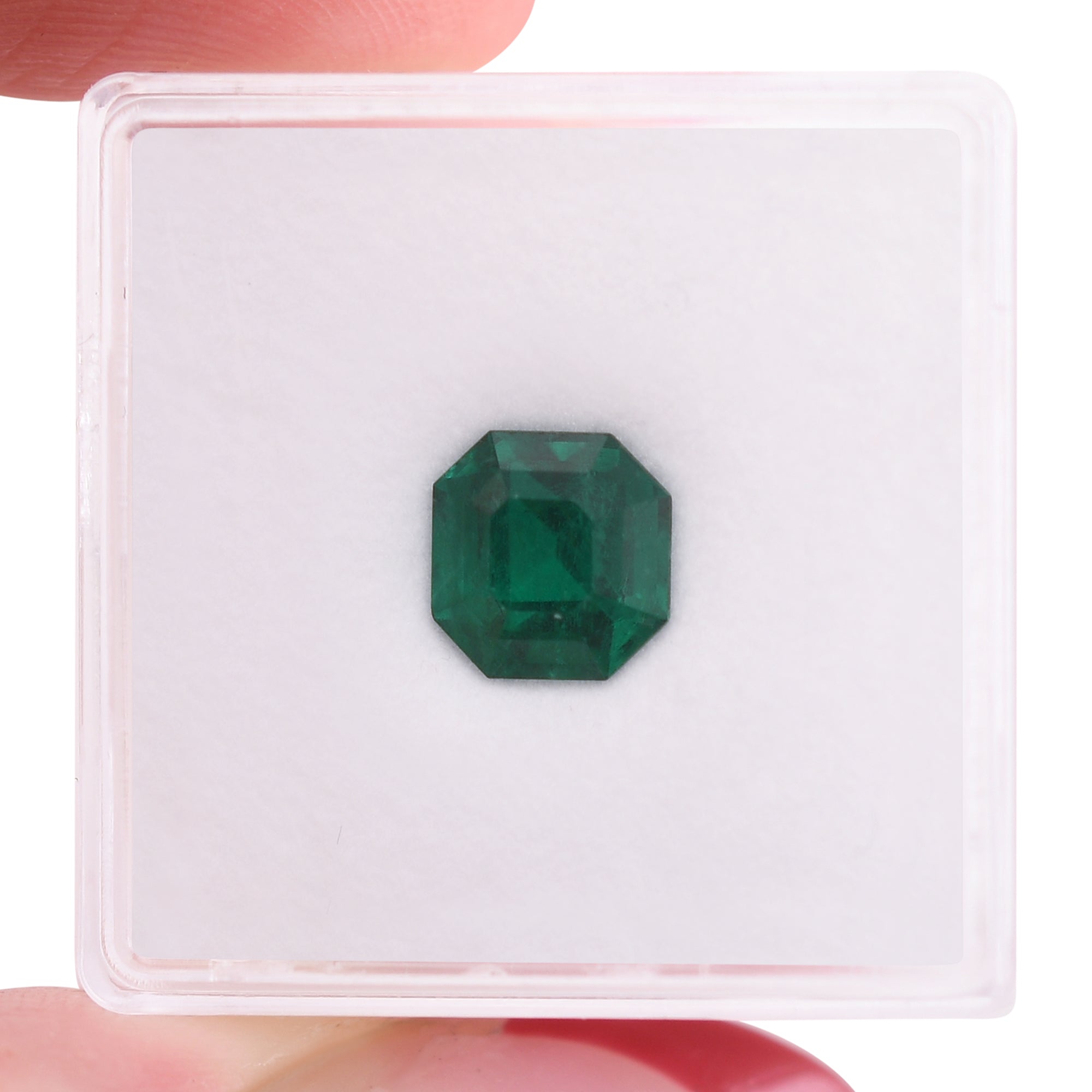 1.70 Carat Green COLOMBIA Emerald Emerald GRS | LEIBISH