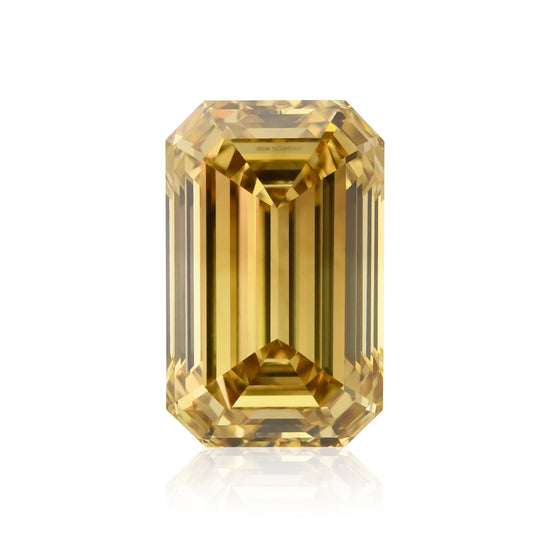1.70 Carat Fancy Brown Yellow Emerald Diamond VS1 GIA