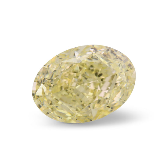 Diamante Ovale Giallo Chiaro Fantasia da 1,70 carati VS1 GIA