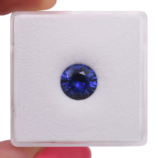 1.72 Carat Blue SRI LANKAN Round Sapphire