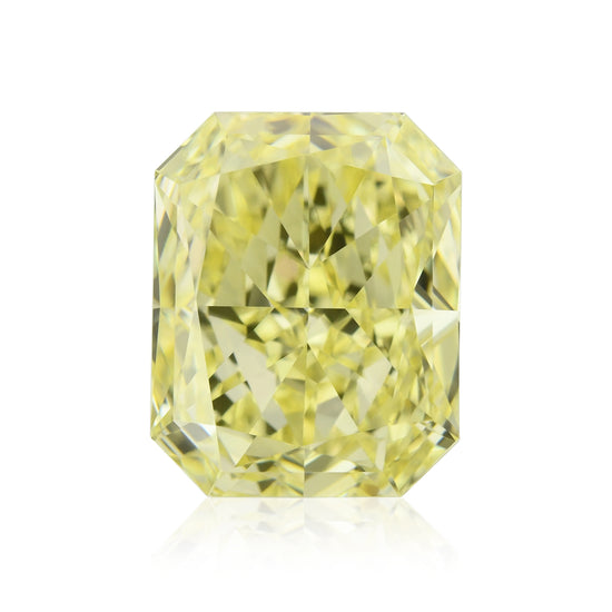 1,89 Karat Fancy Yellow Radiant Diamant IF GIA