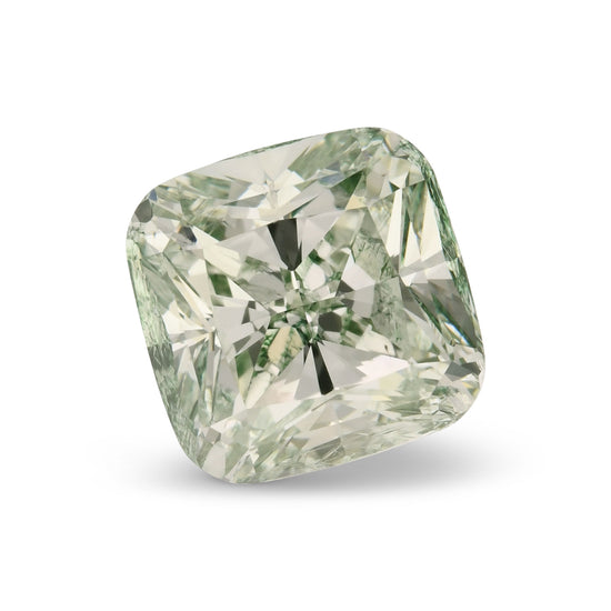 1.90 Carat Fancy Green Cushion Diamond VS2 GIA