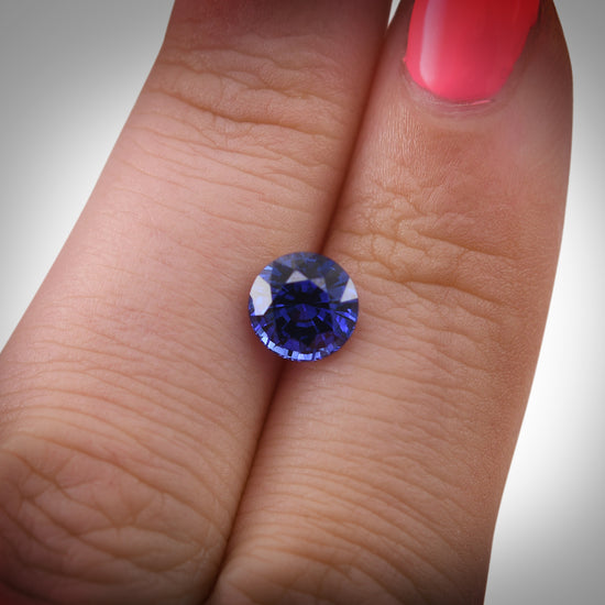 1.95 Carat Blue SRI LANKAN Round Sapphire