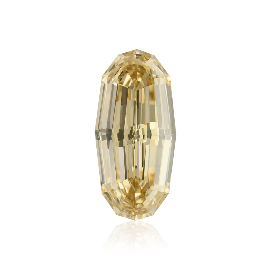 Diamante Ovale Giallo Marrone Intenso da 10,04 Carati VS2
