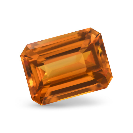 10.08 Carat Orange SRI LANKAN Emerald Sapphire GIA