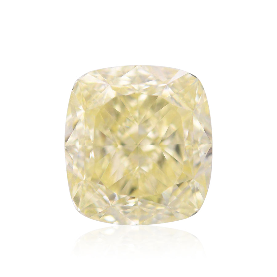 10.18 Carat Fancy Yellow Cushion Diamond VS2 GIA