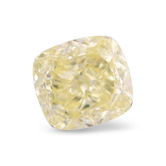 10.18 Carat Fancy Yellow Cushion Diamond VS2 GIA