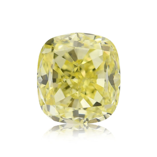 0,64 Karat Fancy Intense Yellow Kissenschliff Diamant VS1 GIA