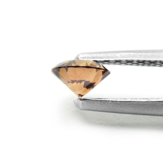 0.33 Carat Fancy Deep Brown Round Brilliant Diamond VS2 IGI