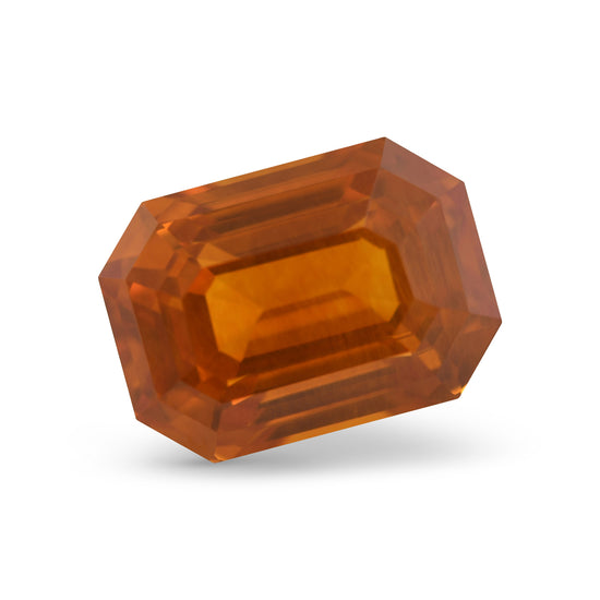 11.41 Carat Orange SRI LANKAN Emerald Sapphire GIA