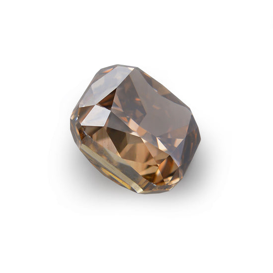 1.30 Carat Fancy Dark Orangy Brown Radiant Diamond SI1 GIA