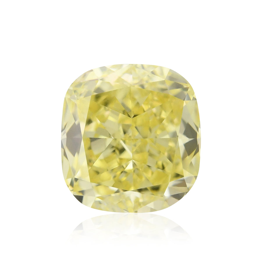 Diamante a cuscino giallo intenso fantasia da 1,18 carati VS2 GIA