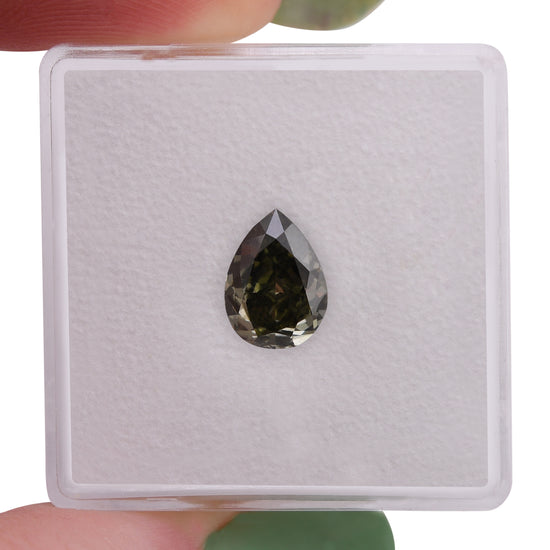 1.30 Carat Chameleon Pear Diamond SI1 GIA