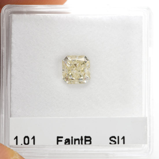 Diamante Radiant 1.01 carati Marrone Leggero SI1 IGI