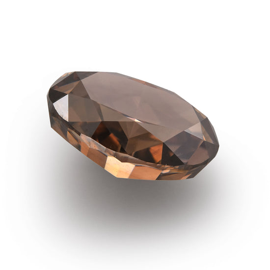 1.42 Carat Fancy Dark Pink Brown Oval Diamond VS2 GIA