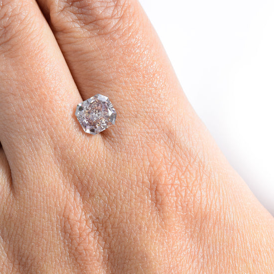 2.03 Carat Fancy Pinkish Brown Radiant Diamond VS2 GIA