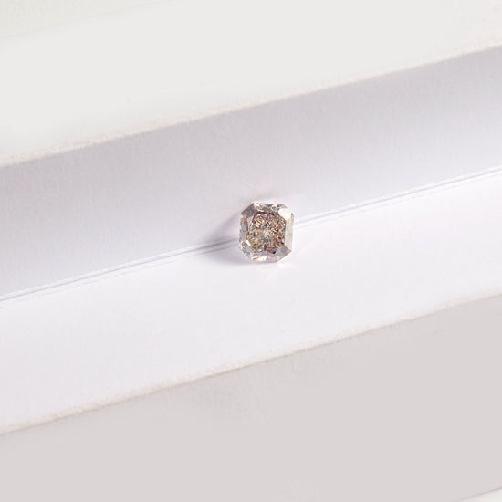 2.03 Carat Fancy Pinkish Brown Radiant Diamond VS2 GIA