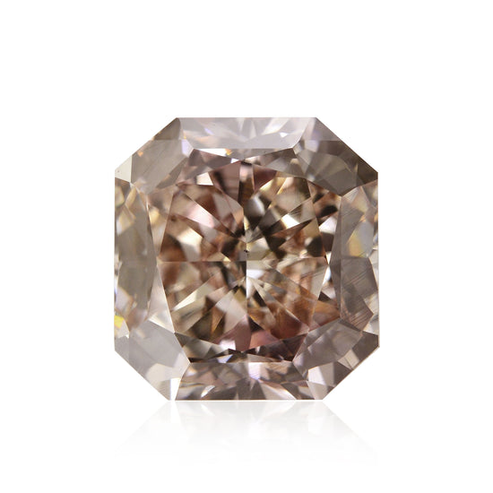 2,03 Karat Fancy Pinkish Brown Radiant Diamant VS2 GIA