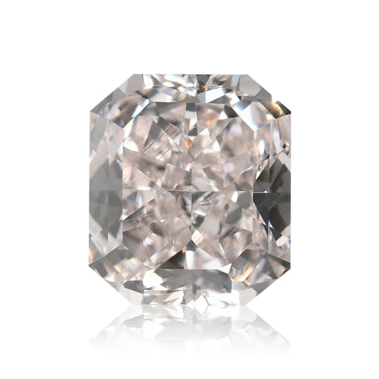 0.65 Carat Very Light Pink Radiant Diamond VS1 GIA