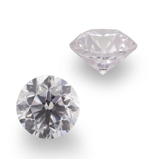 1.80 Carat Faint Pink Round Brilliant Diamonds SI2