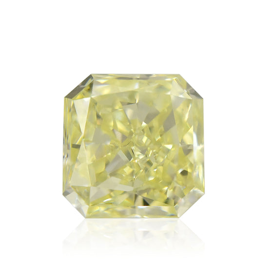 0.74 Carat Light Yellow Radiant Diamond VVS1 IGI