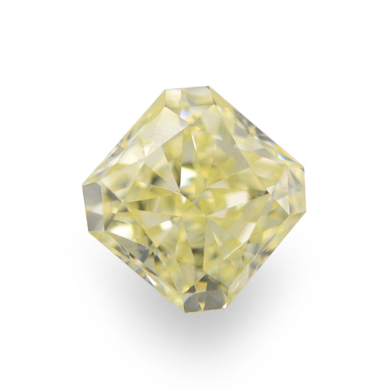 0.63 Carat Fancy Light Yellow Radiant Diamond VVS1 IGI