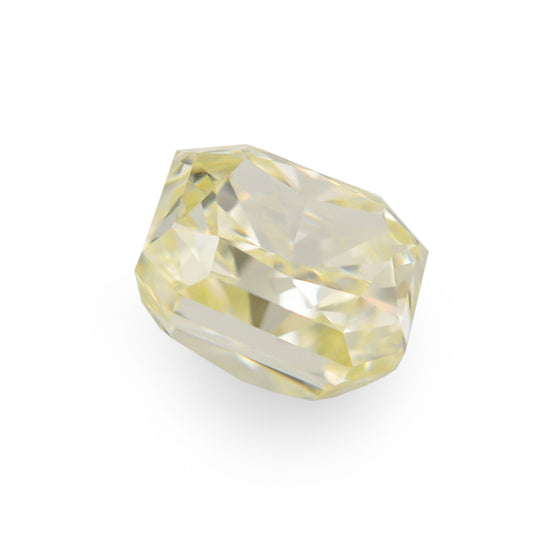 0.63 Carat Fancy Light Yellow Radiant Diamond VVS1 IGI