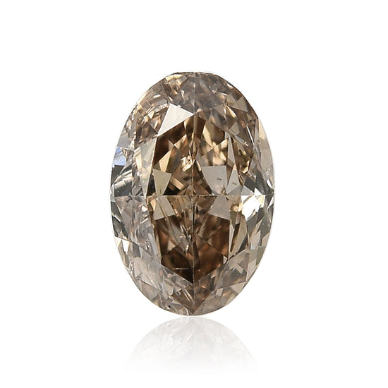 0,44 Karat Fancy Brown Oval Diamant (I1) GIA