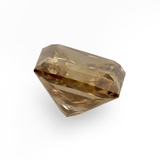 1.16 Carat Fancy Yellow Brown Princess Diamond VS2 GIA