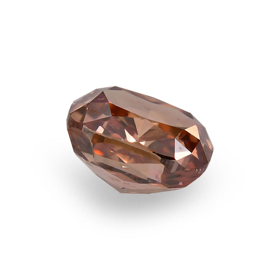 0.68 Carat Fancy Deep Pink Brown Cushion Diamond (SI2) GIA
