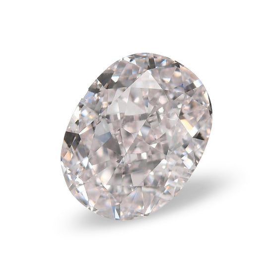 0.57 Carat Very Light Pink Oval Diamond IF GIA