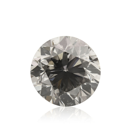 2.00 Karat Fancy Gray runder Diamant I1 GIA