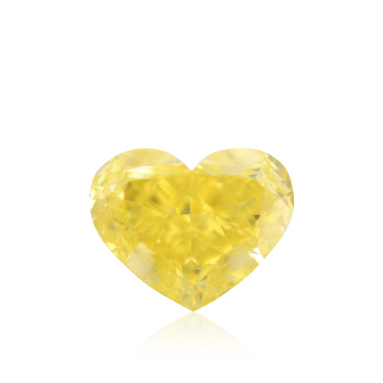 2.00 Carat Fancy Vivid Yellow Heart Diamond SI1 GIA
